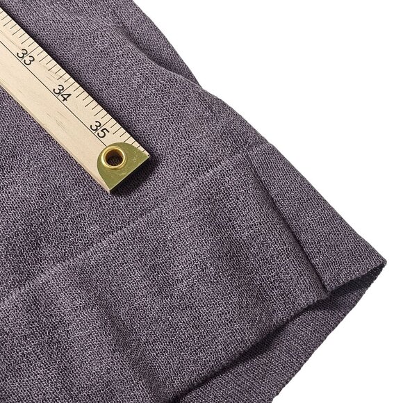 Soft Surroundings Sheer Long One Button Cardigan Lightweight Gray‎ Women's M - Picture 6 of 8